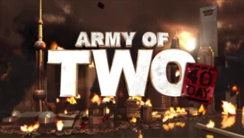 Army of Two: The 40th Day title screen for PSP